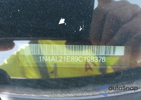 2009 Nissan Altima 2.5 S из США, поврежденный, VIN 1N4AL21E89C198376